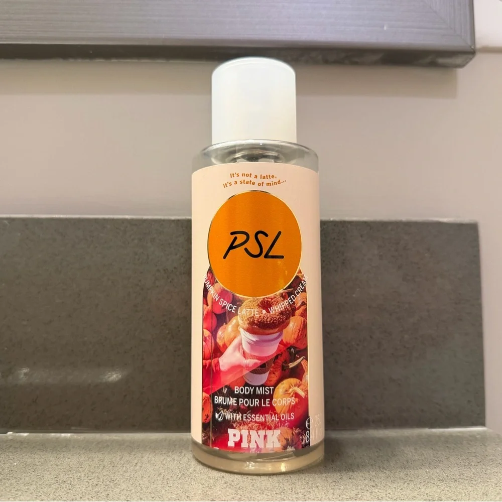 VS PINK Pumpkin Spice Latte Body Mist PSL Limited Edition Warm Sweet Fall Scent
